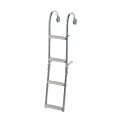 Foldable Ladder,Inox 316,for nar.transom,2+2 steps,180?