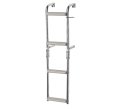 Foldable Ladder,Inox 316,for narr.transom,2+2 steps,90?