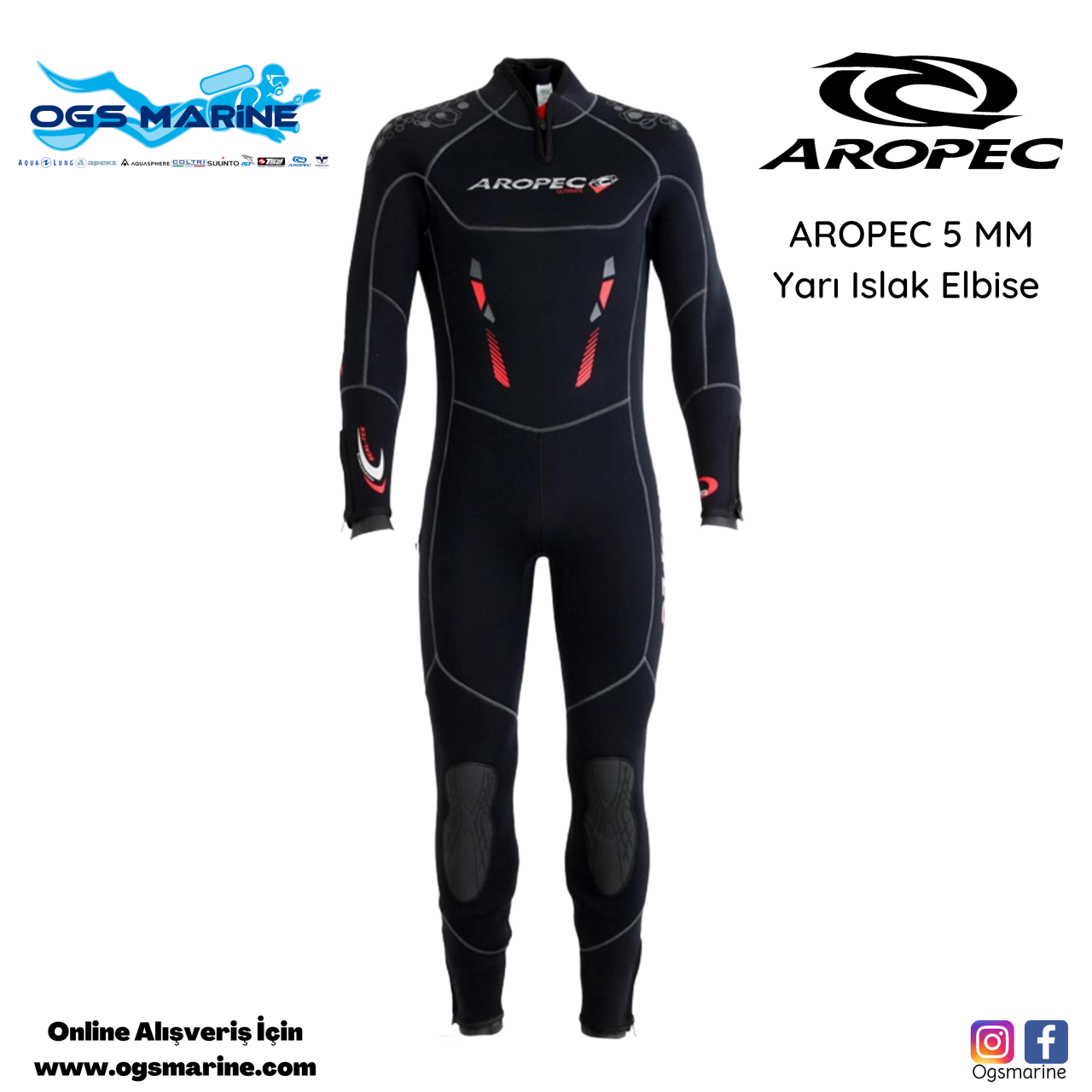 Aropec Ultimate 5 MM Unisex Yarı Islak Elbise