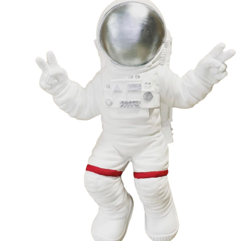 OB 1240 - Astronot Duvar Dekor 50 CM Ham Polyester Obje