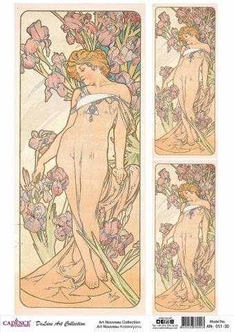 ART NOUVEAU KOLEKSİYONU AN-11 30X42CM