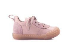 Speedy Bağcıklı Pudra Sneaker Unisex Hakiki Deri Çocuk Ayakkabısı