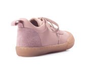 Speedy Bağcıklı Pudra Sneaker Unisex Hakiki Deri Çocuk Ayakkabısı