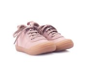 Speedy Bağcıklı Pudra Sneaker Unisex Hakiki Deri Çocuk Ayakkabısı