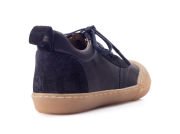 Speedy Bağcıklı Lacivert Sneaker Unisex Hakiki Deri Çocuk Ayakkabısı
