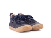 Speedy Bağcıklı Lacivert Sneaker Unisex Hakiki Deri Çocuk Ayakkabısı