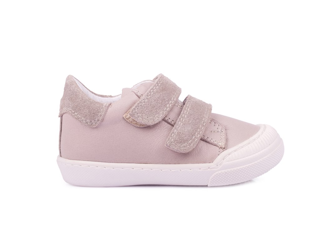 Sporty-2 Cırtcırtlı Taş Rengi Sneaker Unisex Hakiki Deri Çocuk Ayakkabısı
