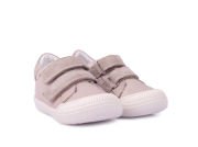 Sporty-2 Cırtcırtlı Taş Rengi Sneaker Unisex Hakiki Deri Çocuk Ayakkabısı