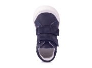 Sporty-2 Cırtcırtlı Lacivert Sneaker Unisex Hakiki Deri Çocuk Ayakkabısı