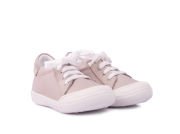 Sporty-2 Bağcıklı Taş Rengi Sneaker Unisex Hakiki Deri Çocuk Ayakkabısı