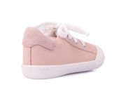 Sporty-2 Bağcıklı Pudra Sneaker Unisex Hakiki Deri Çocuk Ayakkabısı