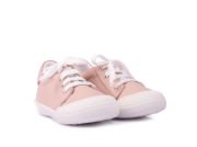 Sporty-2 Bağcıklı Pudra Sneaker Unisex Hakiki Deri Çocuk Ayakkabısı