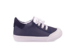 Sporty-2 Bağcıklı Lacivert Sneaker Unisex Hakiki Deri Çocuk Ayakkabısı