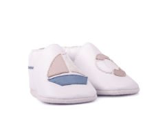 Little Boat Mavi Süet Tabanlı Hakiki Deri Unisex Çocuk ve Bebek Patik