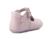 Little Heart Taş Rengi Tokalı Unisex Hakiki Deri İlk Adım Çocuk Ayakkabısı