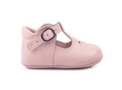 Little Bloom Pudra Tokalı Unisex Hakiki Deri İlk Adım Çocuk Ayakkabısı