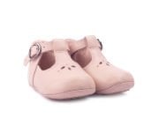 Little Bloom Pudra Tokalı Unisex Hakiki Deri İlk Adım Çocuk Ayakkabısı