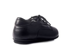 Lulu Unisex Hakiki Deri Siyah Çocuk Ayakkabısı