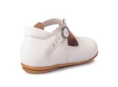 Little Bloom Unisex Hakiki Deri Beyaz Çocuk Ayakkabısı