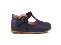 Little Bloom Unisex Hakiki Deri Lacivert Çocuk Ayakkabısı
