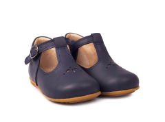 Little Bloom Unisex Hakiki Deri Lacivert Çocuk Ayakkabısı