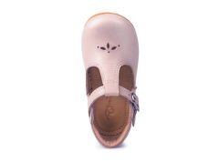 Little Bloom Unisex Hakiki Deri Taş Rengi Çocuk Ayakkabısı