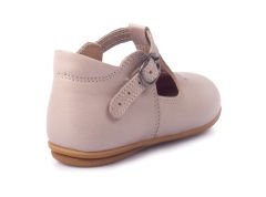 Little Bloom Unisex Hakiki Deri Taş Rengi Çocuk Ayakkabısı