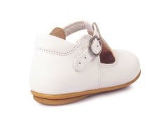 Little George Unisex Hakiki Deri Beyaz Çocuk Ayakkabısı