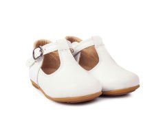 Little George Unisex Hakiki Deri Beyaz Çocuk Ayakkabısı