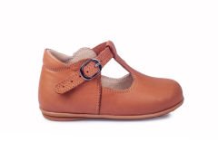 Little George Unisex Hakiki Deri Vizon Çocuk Ayakkabısı