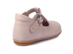Little George Unisex Hakiki Deri Taş Rengi Çocuk Ayakkabısı
