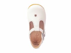 Little Star Unisex Hakiki Deri Beyaz Çocuk Ayakkabısı