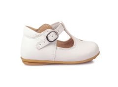 Little Star Unisex Hakiki Deri Beyaz Çocuk Ayakkabısı