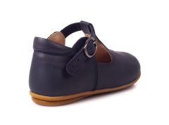 Little Star Unisex Hakiki Deri Lacivert Çocuk Ayakkabısı