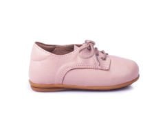 Lulu Unisex Hakiki Deri Pudra Çocuk Ayakkabısı