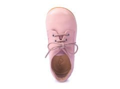 Lulu Unisex Hakiki Deri Pudra Çocuk Ayakkabısı