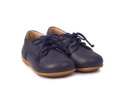 Lulu Unisex Hakiki Deri Lacivert Çocuk Ayakkabısı