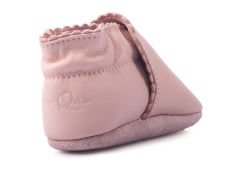 Little Ann Pembe Süet Tabanlı Hakiki Deri Unisex Çocuk ve Bebek Patik
