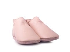 Little Ann Pembe Süet Tabanlı Hakiki Deri Unisex Çocuk ve Bebek Patik