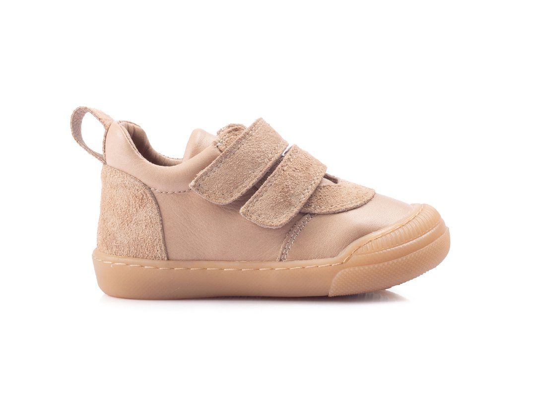 Speedy Cırtcırtlı Açık Kahverengi Sneaker Unisex Hakiki Deri Çocuk Ayakkabısı