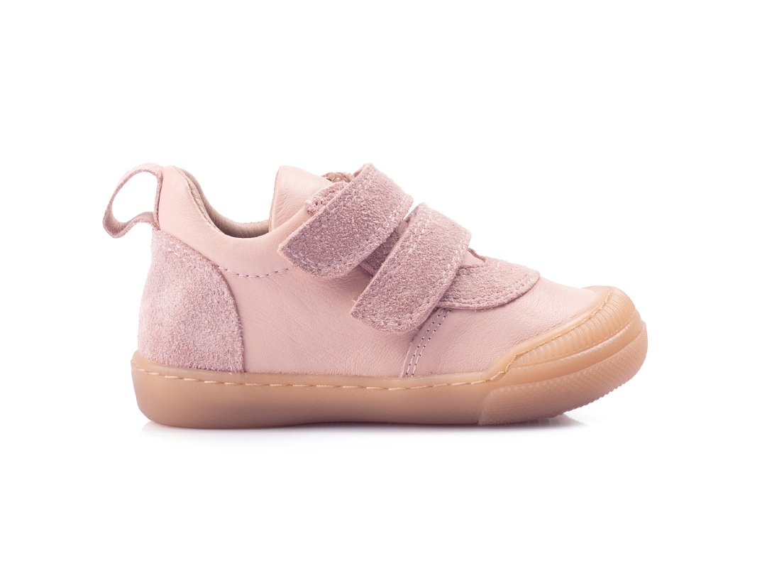 Speedy Cırtcırtlı Pudra Sneaker Unisex Hakiki Deri Çocuk Ayakkabısı