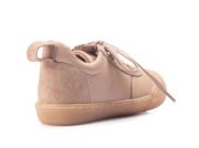 Speedy Bağcıklı Açık Kahverengi Sneaker Unisex Hakiki Deri Çocuk Ayakkabısı