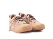 Speedy Bağcıklı Açık Kahverengi Sneaker Unisex Hakiki Deri Çocuk Ayakkabısı