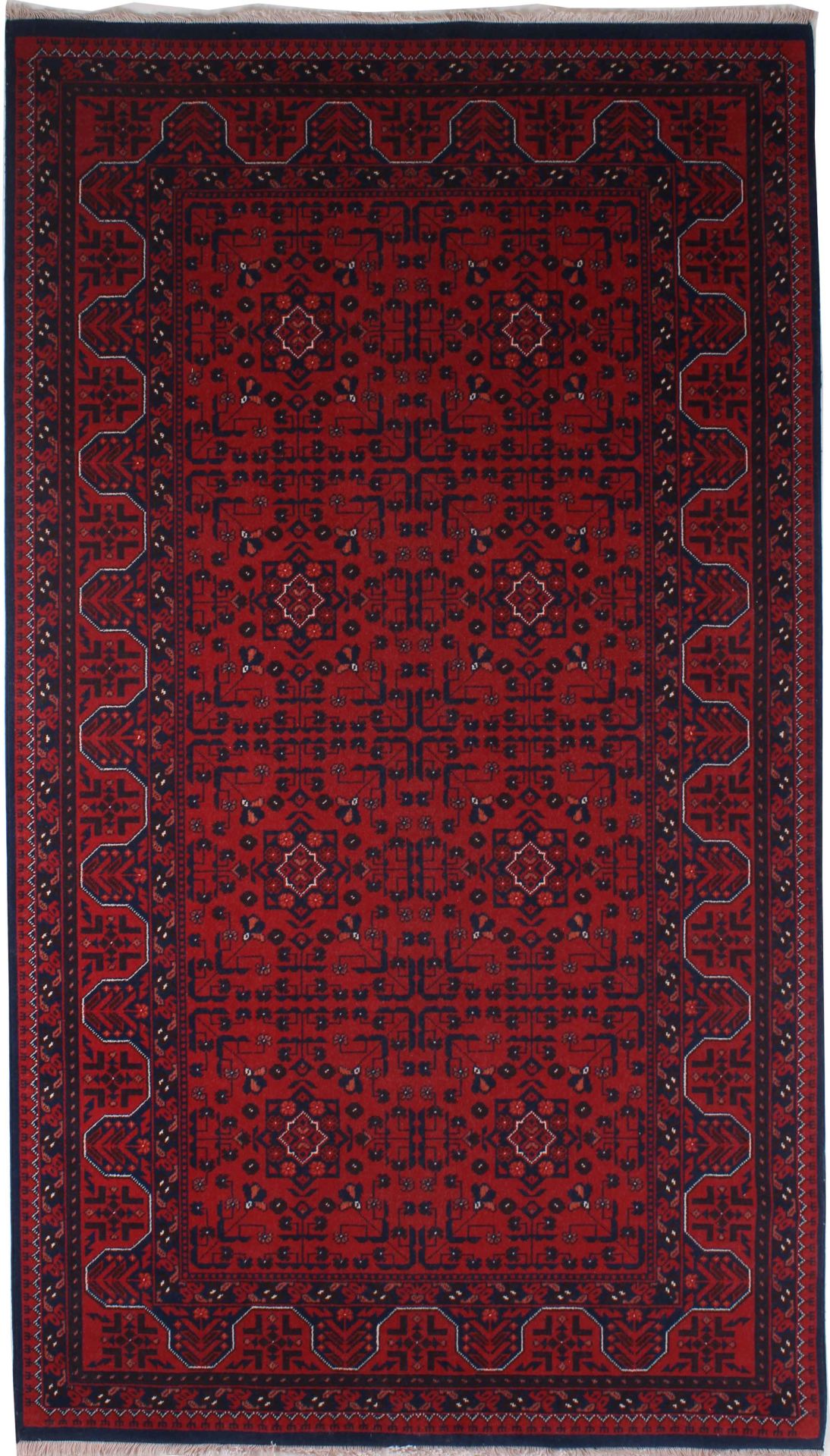  Afghan Bilicik Patterned Shuttle Woven Carpet