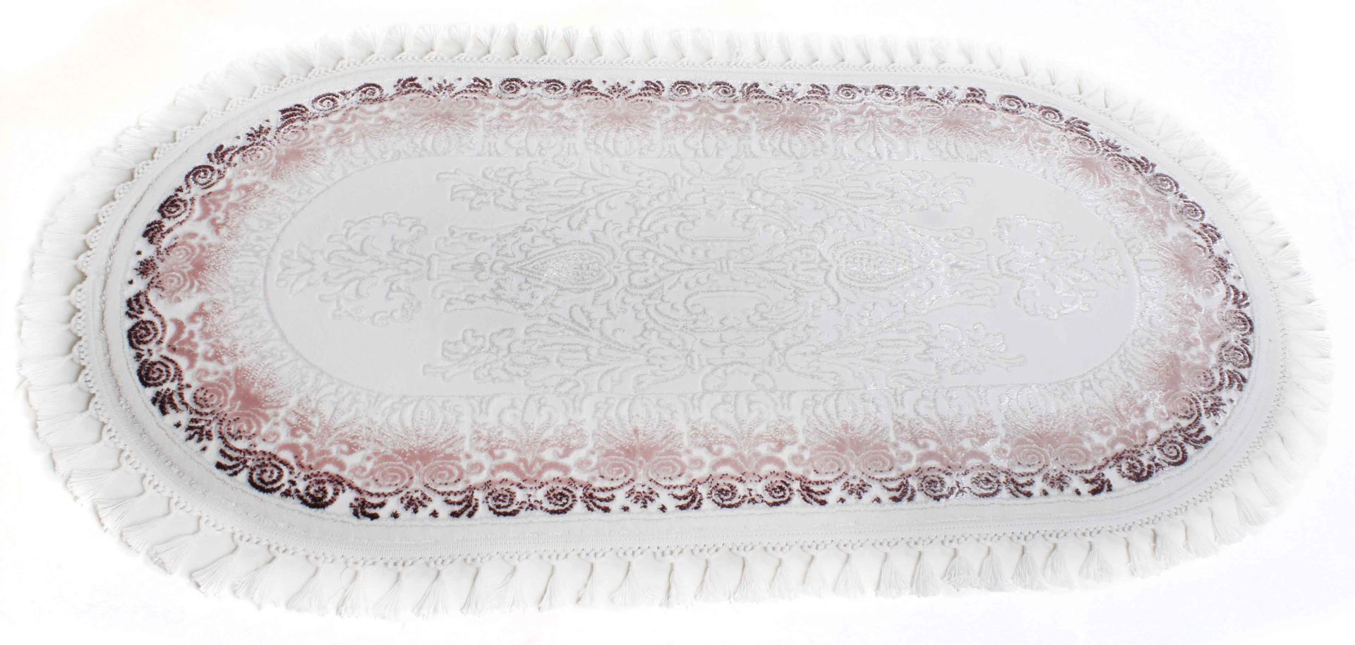 Round Pink Kitchen Rug