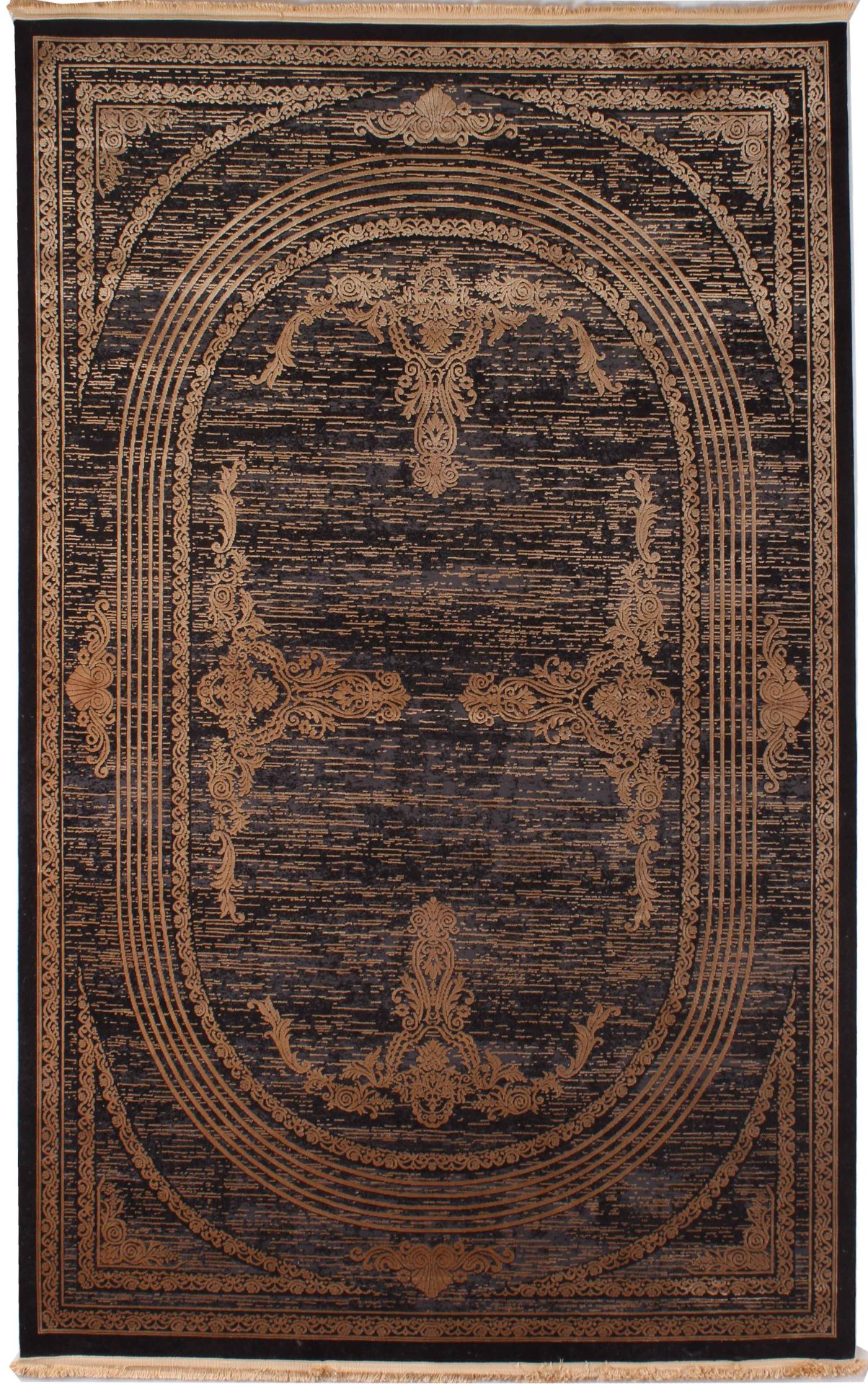  Neo Classic Antique Gold Bamboo Carpet