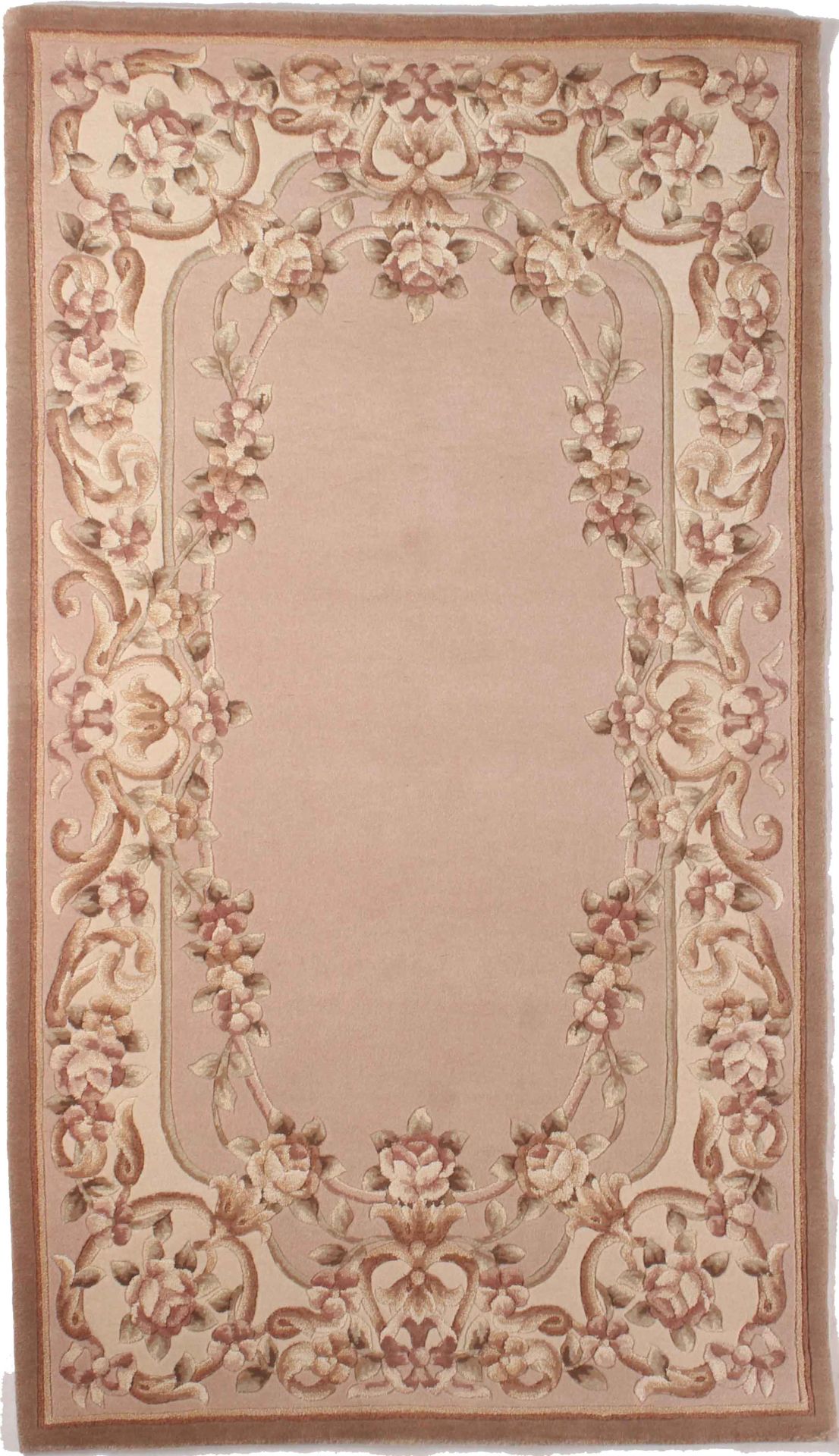 Small Size Carpet with Floral Edge