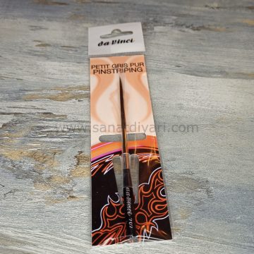 Da Vinci 707 Serisi petit gris pur pinstriping sincap kılı ekstra uzun fırça