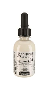 Schmincke Akademie acrylcolor Akrilik Mürekkep 50 ml 221 ivory