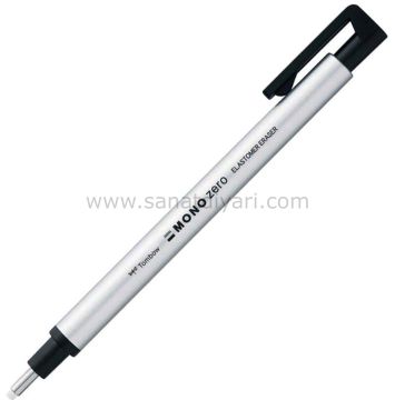 Tombow Mono Zero Kalem Silgi Yuvarlak Uç 2.3 mm Gümüş